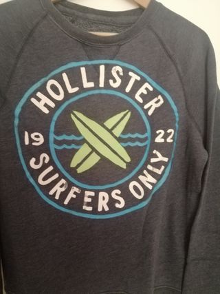 Sudadera Hollister azul talla M