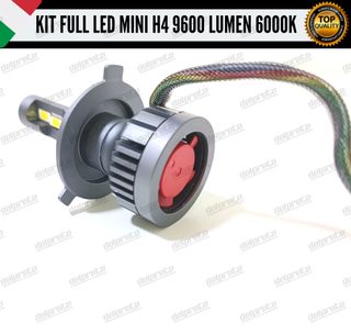 KIT LED H4 9600 LUMEN 55W 6000K CANBUS