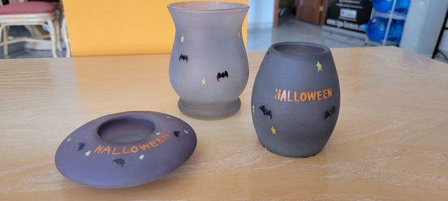 Candelero para Halloween - Candle Holders x3