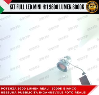 KIT LED H11 9600 LUMEN 55W 6000K CANBUS