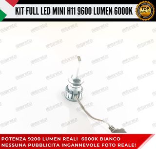 KIT LED H11 9600 LUMEN 55W 6000K CANBUS