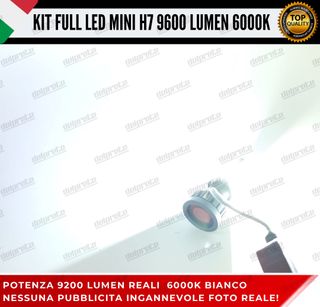 KIT LED H7 9600 LUMEN 55W 6000K CANBUS