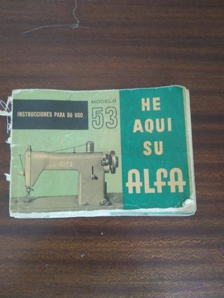 Màquina de cosir ALFA