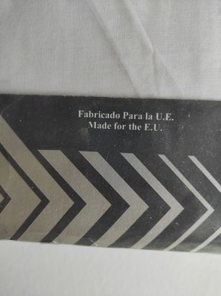Sábana bajera blanca 135cm