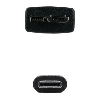 Cable USB-C macho > microUSB-B macho