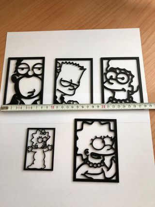 Adorno Familia Simpson 3D