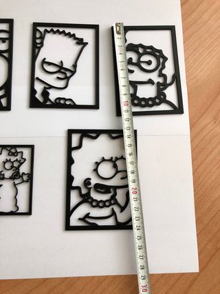 Adorno Familia Simpson 3D