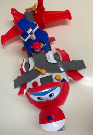 super wings jett’s takeoff tower juguete niños