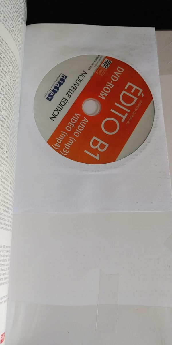 Edito B1 Livre d' élève + CD