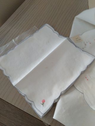 Tovaglietta thè ricamata . Vintage