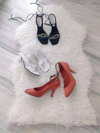 Lote de 3 zapatos y sandalias