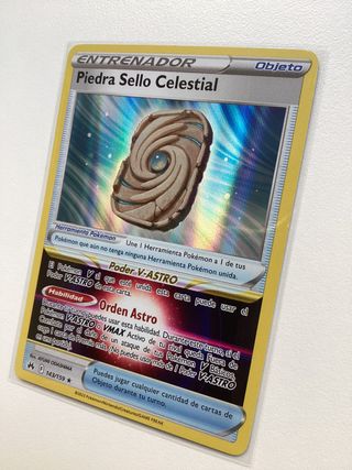 Carta Pokémon de Piedra Sello Celestial
