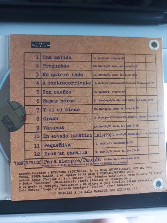 El Canto del Loco: directo Sala Caracol