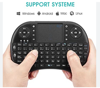 tengo 2 teclado mini con raton incorpodado bola