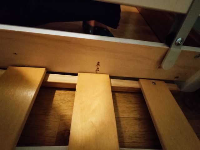 Cama casita madera blanca montessori