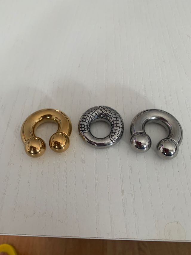 Piercings 3 Lote anillos