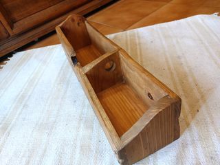 Mueble rústico, caja organizadora.