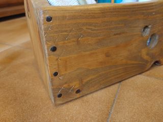 Mueble rústico, caja organizadora.