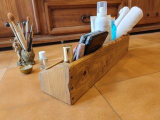 Mueble rústico, caja organizadora.