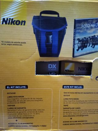 Cámara Nikon + accesorios