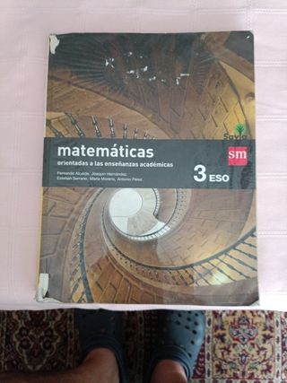 Libro Matemáticas SM 3°ESO