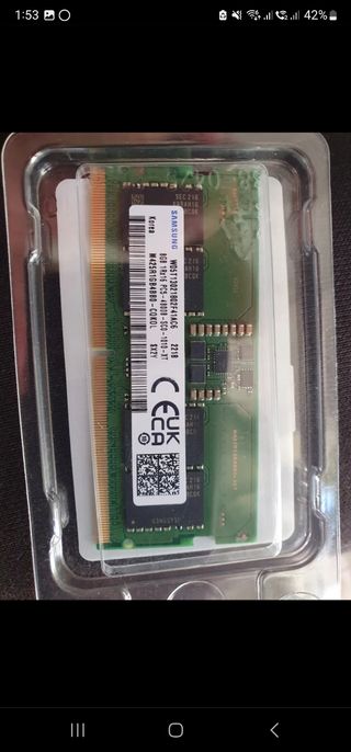 Memoria RAM 8GB DDR5 4800mhz