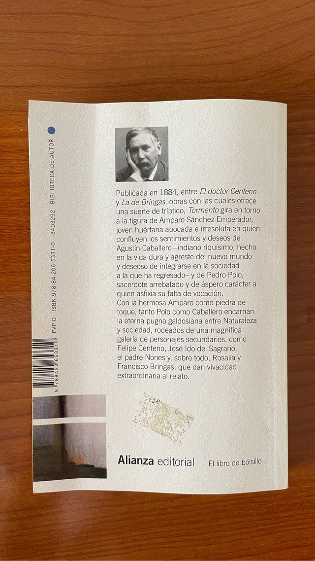 Tormento - Pérez Galdós