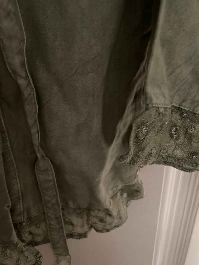 Blusa manga larga verde