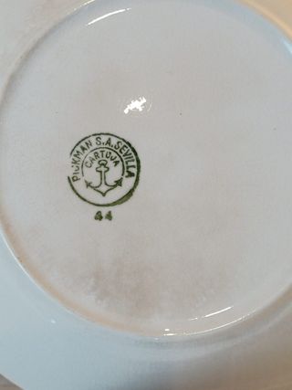 Platos de la cartuja Antiguos