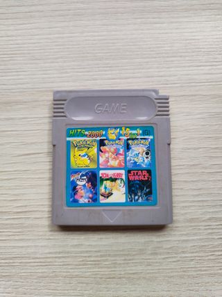 Juego GameBoy  Pokémon amarillo, rojo, azul.