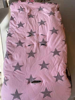 saco rosa de invierno para capazo