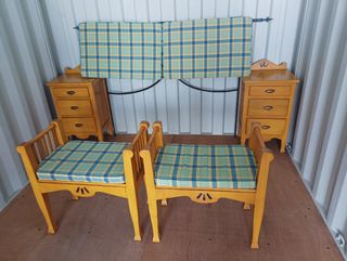 2 banquetas más cabecero