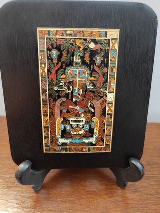 Cuadro del Astronauta de Palenque Mexico