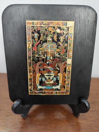 Cuadro del Astronauta de Palenque Mexico