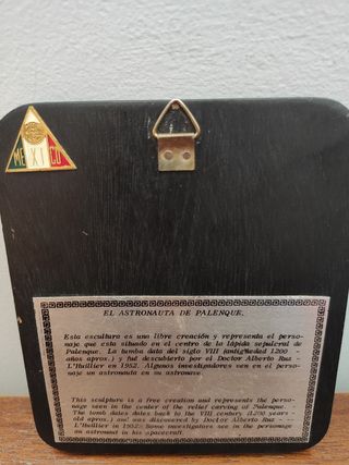 Cuadro del Astronauta de Palenque Mexico