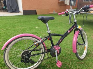 Bicicleta infantil 500 btwin 20 pulgadas niña