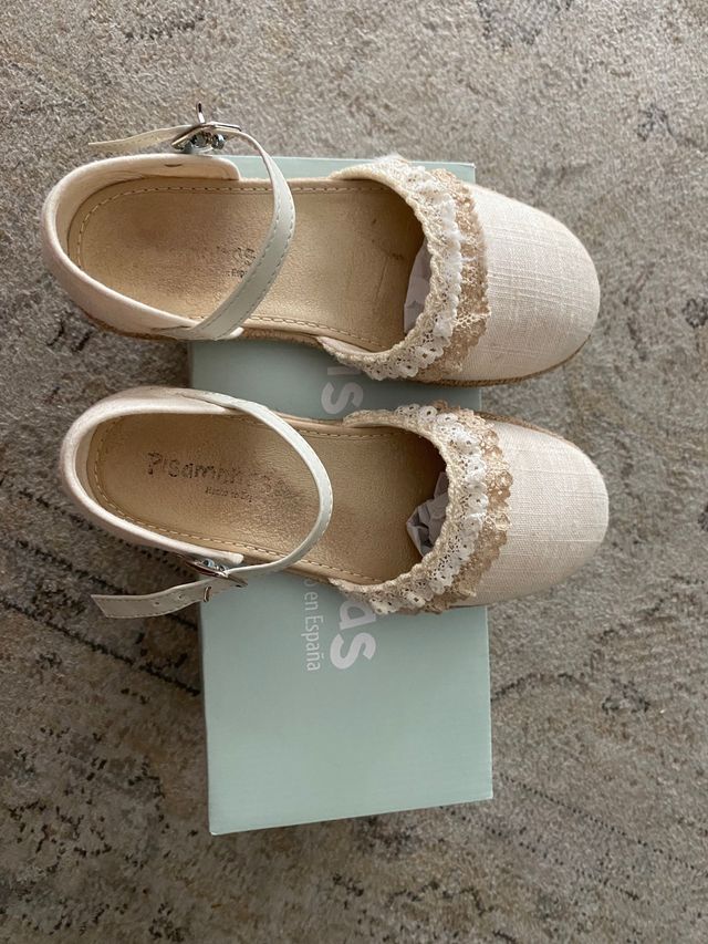 alparagatas niña pisamonas nuevas  talla 29