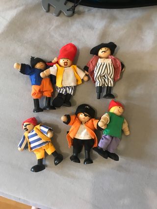 Barco pirata de madera