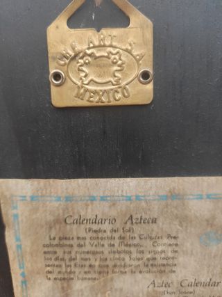 Cuadro Calendario Azteca Piedra del Sol