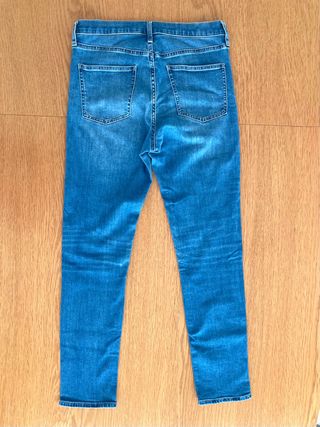 Vaquero UNIQLO mujer recto Slim Fit 27 inches