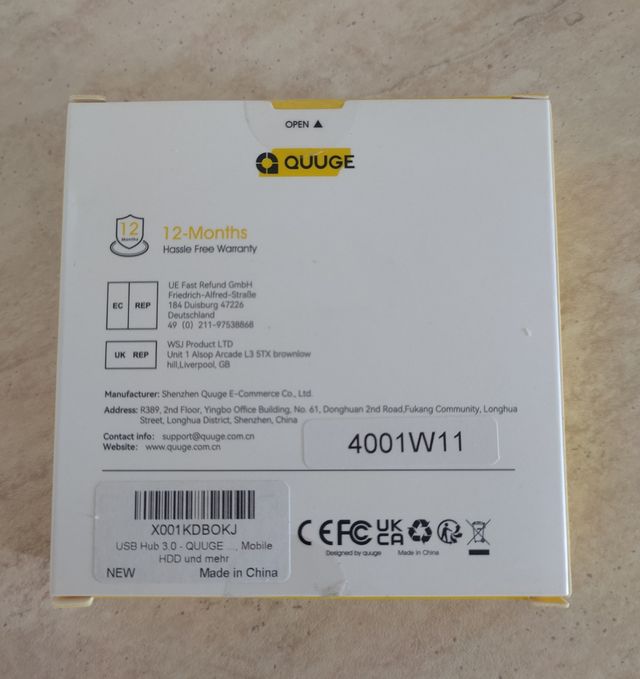 Hub/Multipresa USB 3.0 QUUGE