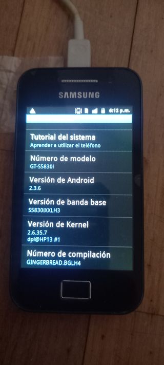 Samsung Galaxy Ace GT-S5830I.