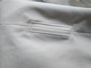 ABRIGO DE PAÑO BLANCO