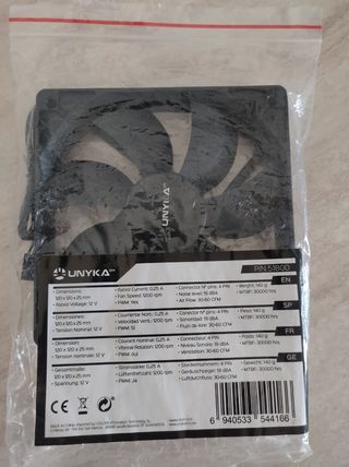 5 Ventole Professionali per Computer UNYKA