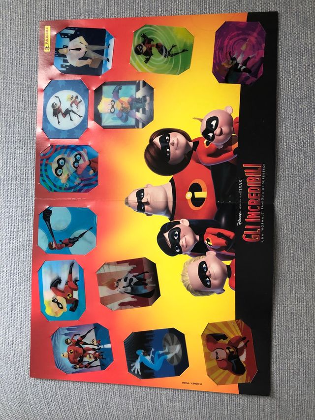 album figurine panini Gli Incredibili