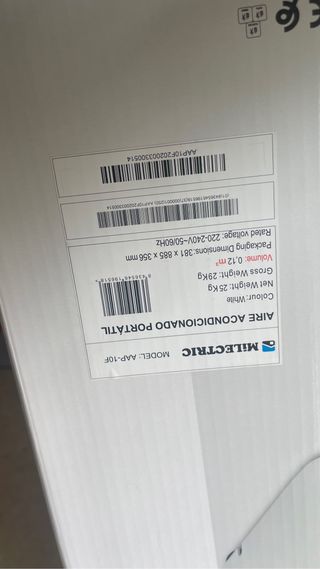 aire acondicionado portatil