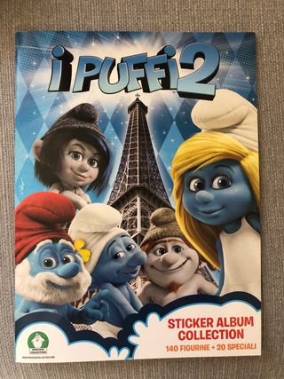 album figurine preziosi collection i puffi 2