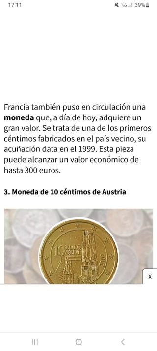 10 CÉNTIMOS FRANCIA 1999