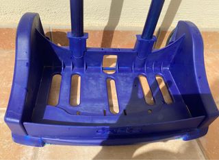 Carro portamochilas Safta azul plegable