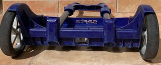 Carro portamochilas Safta azul plegable